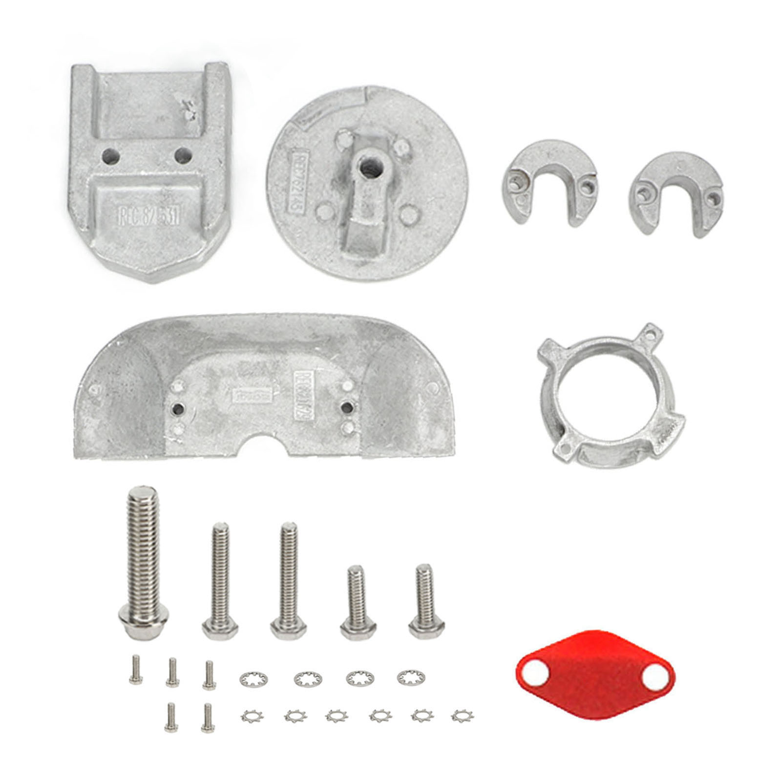 Aluminium Anode Kit 888756Q01 High Strength Rustproof for Mercruiser Alpha 1 Generation 2 Sterndrives
