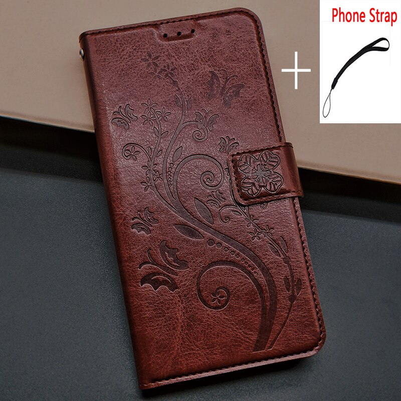 Voor Itel A25 5 &quot;ItelA25 Wallet Case Flip Lederen Beschermhoes Telefoon Ondersteuning Cover: 043 brown