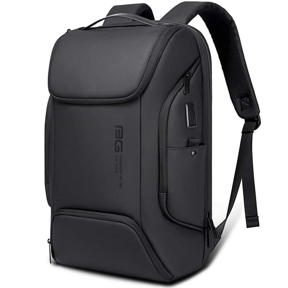 Bange Aankomst Laptop Rugzakken Multifunctionele Met Waterdichte Grote Capaciteit Dagelijks Werk Business Backpack Rugzak Mochila: Black