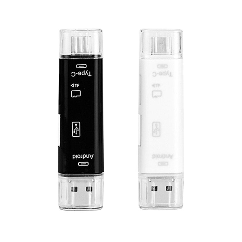 2pcs Usb2.1 Card Reader High Speed SD TF Micro SD Card Reader Type C USB C Micro USB Memory OTG Card Reader For Laptop Computer