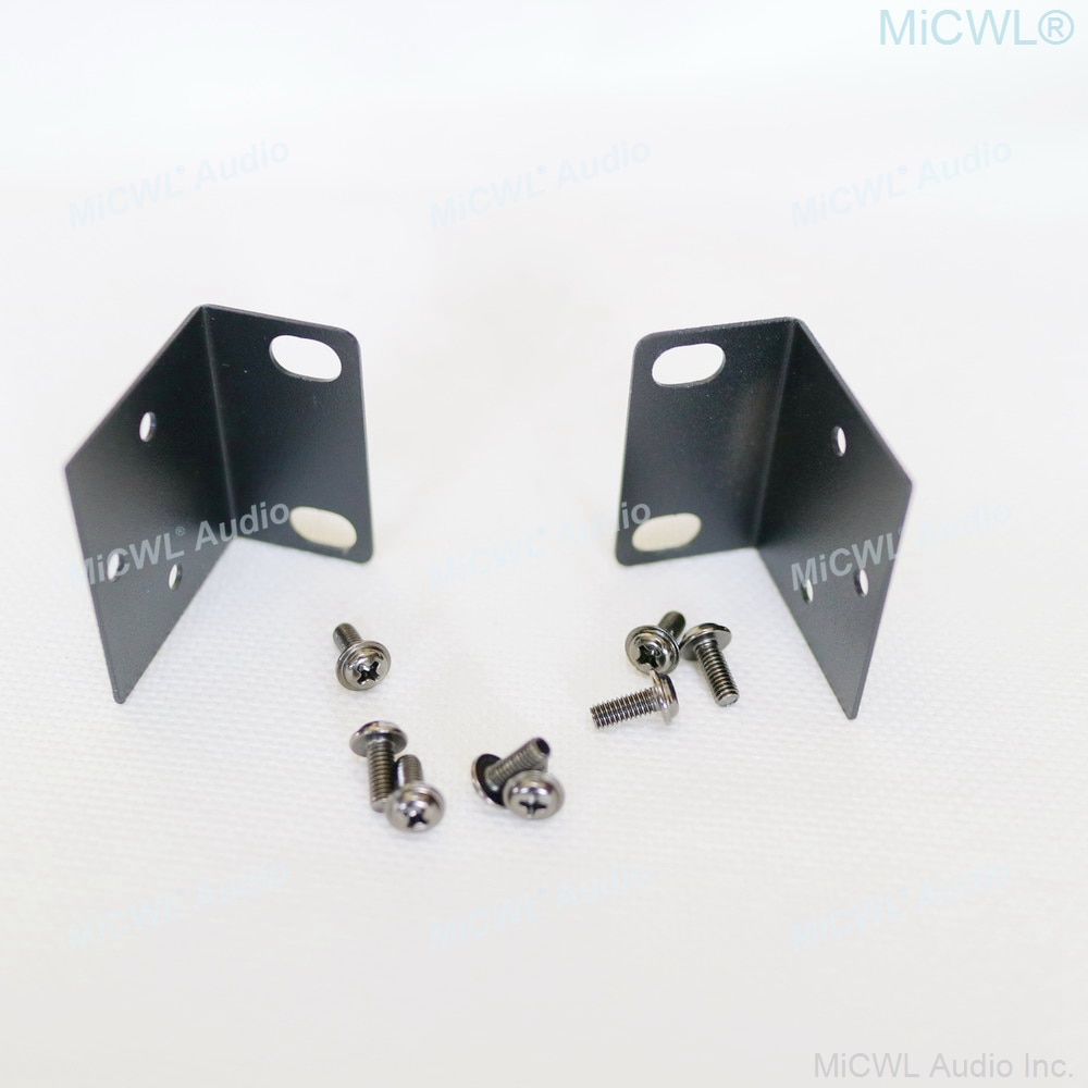 Metal Universal 19" Rack ear Mounting Bracket for Wireless Receiver 19 inch Host Corner Bracket Accessories