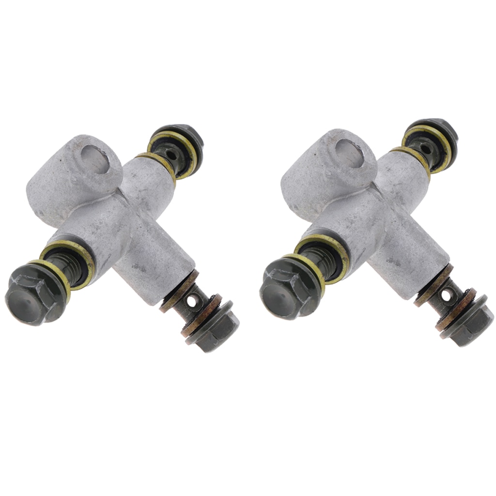 2 Pieces Motorcycle Brake House Line Tee Connector Coupling Fitting 3 Ways