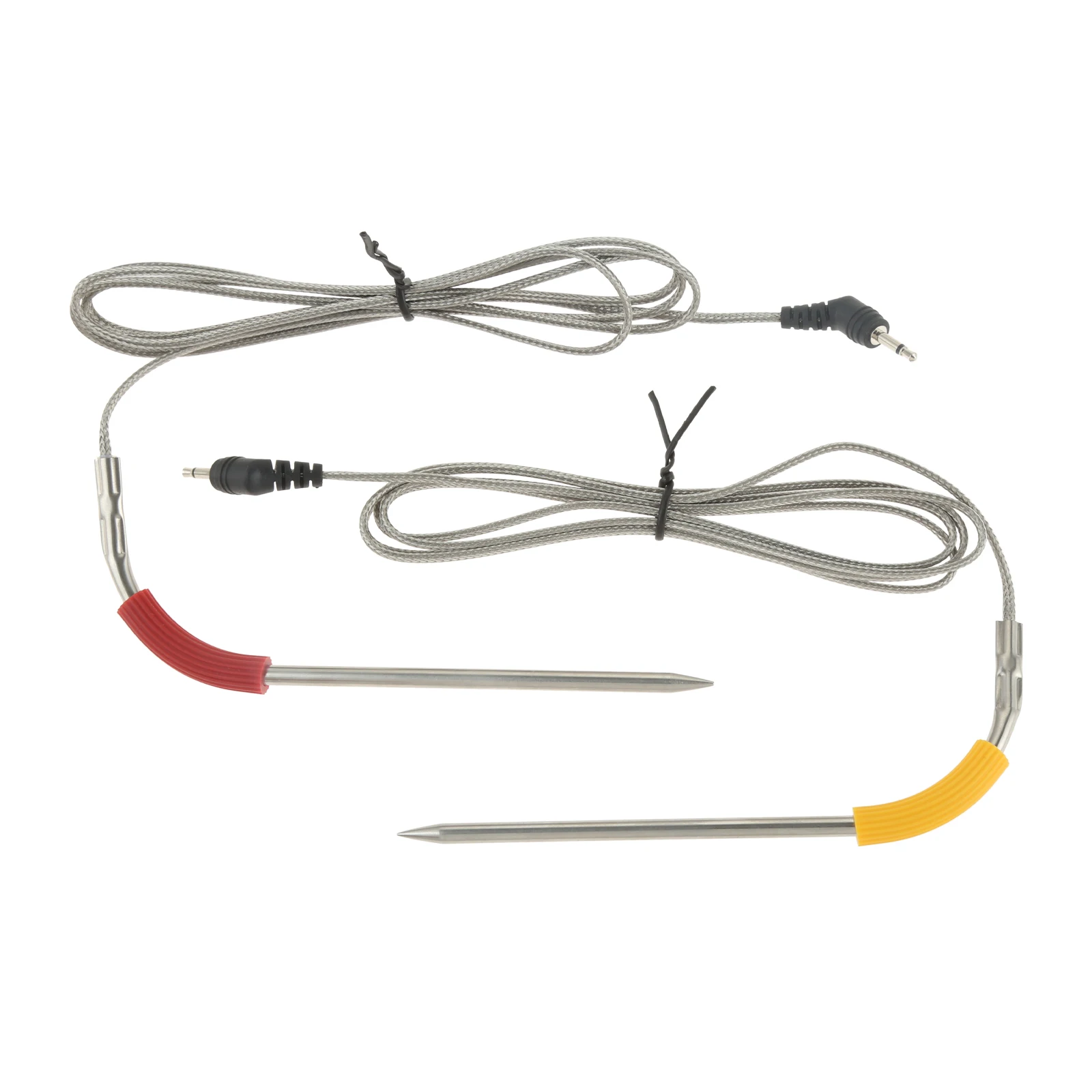 2 Stück/1 Satz Grill-Temperaturfühler Ersatz für Weber Igrill 2/3/Mini-Serie Edelstahl Fleisch Interner Monitor Sensor BBQ