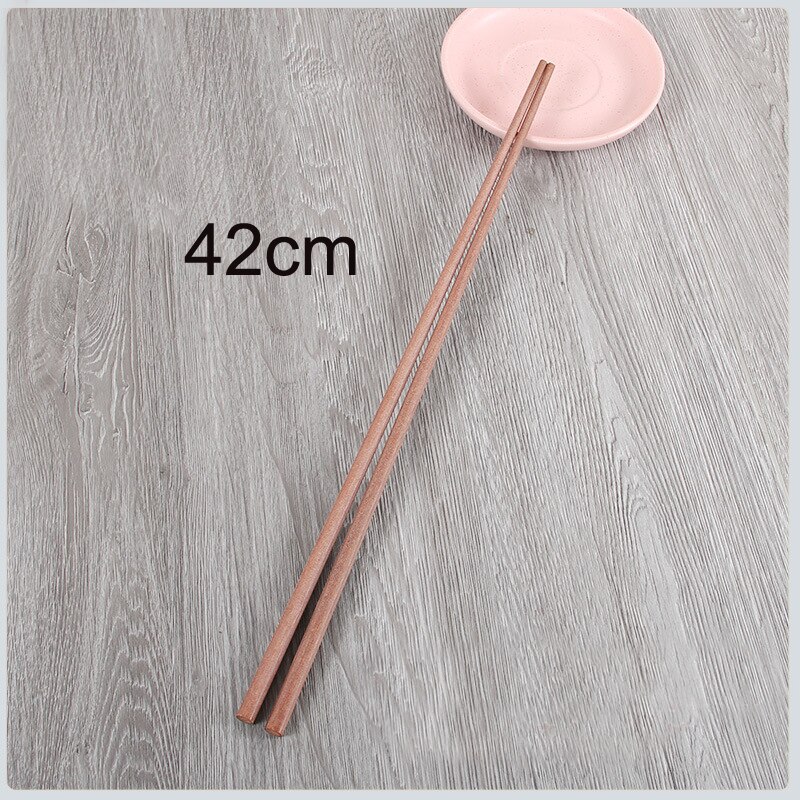 Vacclo-palillos superlargos de madera para cocina, utensilio de cocina para cocinar fideos, olla para freír espagueti, palitos de comida de estilo chino