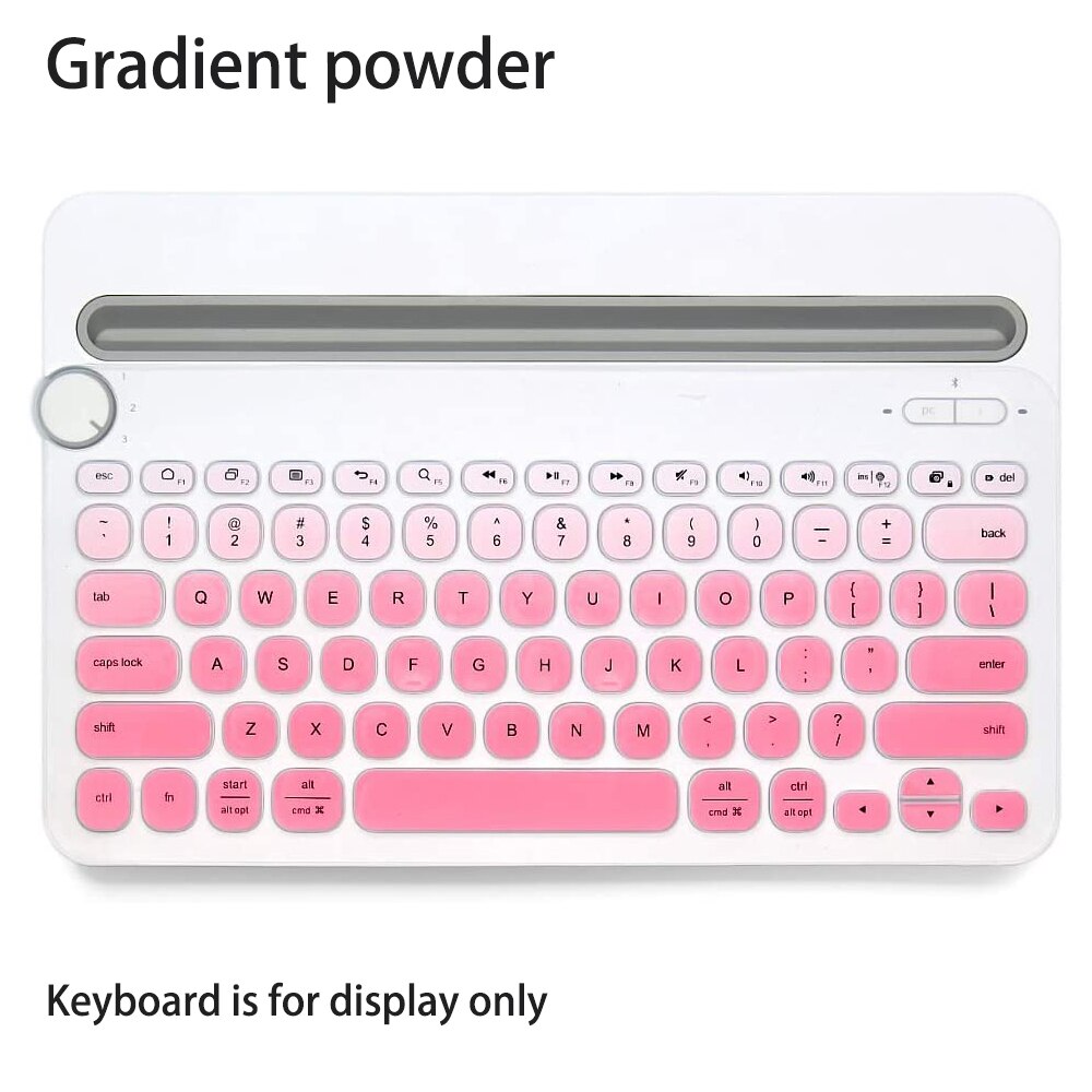 Keyboard Cover Voor Logitech K480 Toetsenbord Case Protector Laptop Tablet Beschermende Film Voor Logitech K480 Skin Soft Gel Tpu Cover: 07