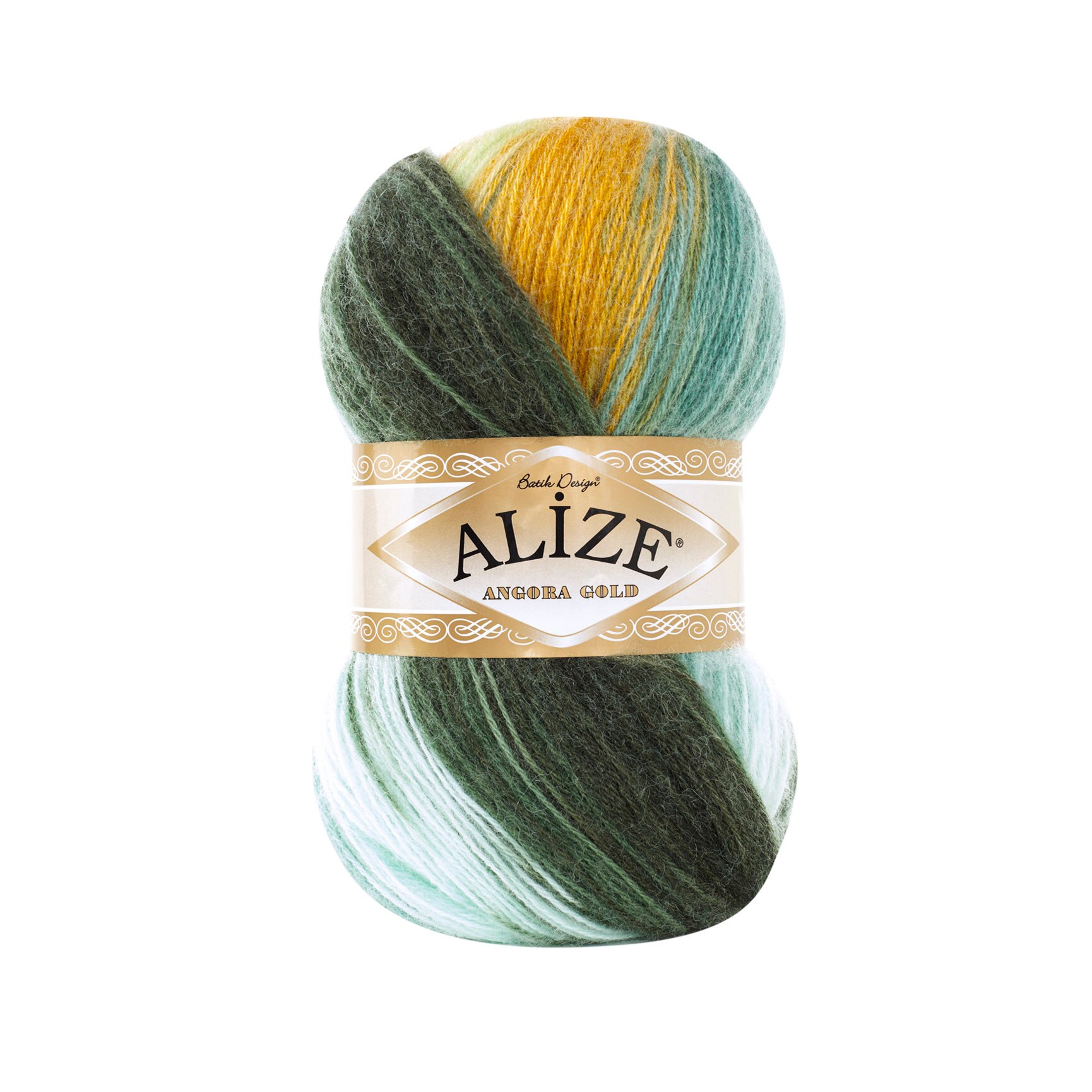 Draad 1 Pack ( 5 Ballen) alize Angora Gold Batik Hand Breien Garen (% 20 Wol % 80 Acryl) 100 Gram 550 Mt Haak Tool Kit: 7098