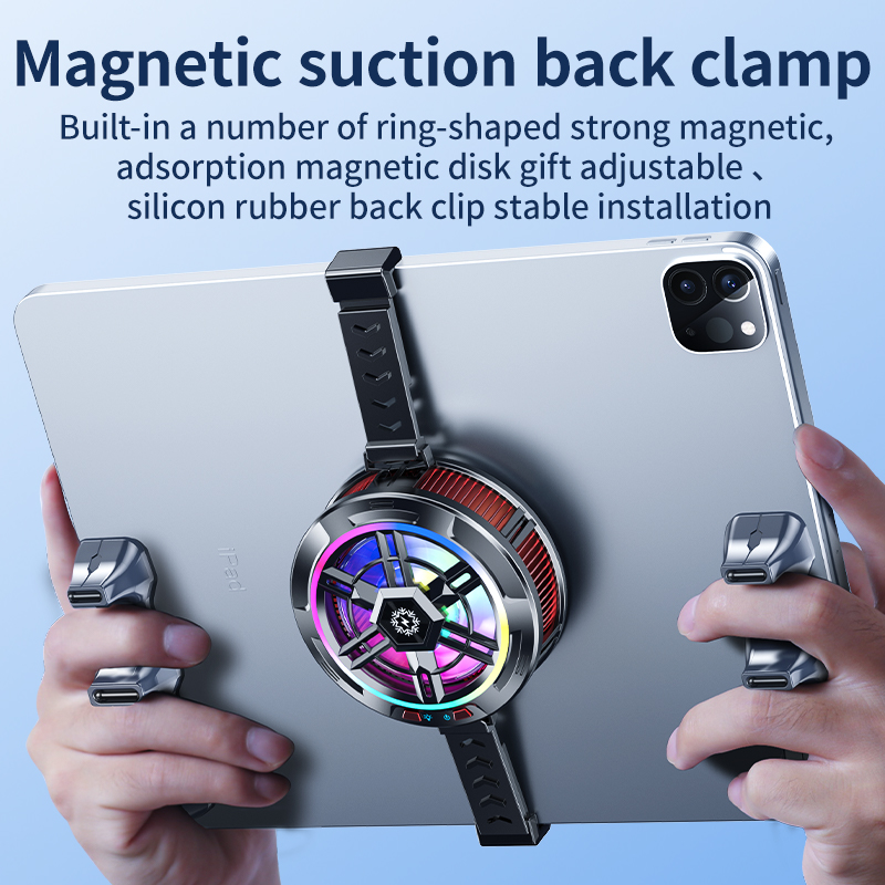 X100 fan phone Magnetic Cooler for Dedicated tablet with Aluminum laptop tablet Stand radiator peltier cooler for ideal -iphone