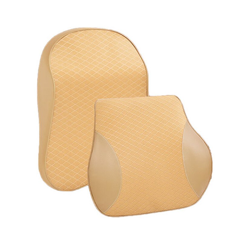 Auto voiture appui-tête cou oreiller lombaire dos appui-tête coussin pour conducteur mousse à mémoire voiture oreillers pour le bas du dos