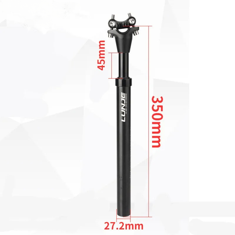 Bike Seat Post 27 2 Seatpost Suspension Dropper Post MTB Suspension Shock Absorber Accessories Mtb Suspension Seat post: WHITE
