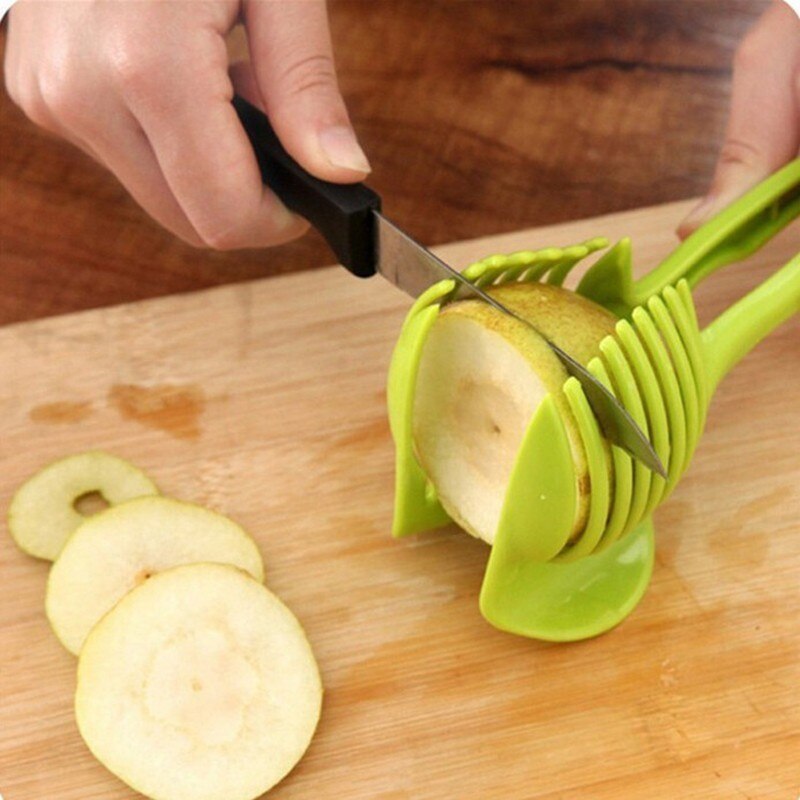 Edelstahl Kartoffel Schneidemaschine Tomaten Cutter Werkzeug Shreadders Zitrone Schneiden Halfter Banane Cutter Kochen Werkzeuge Küche Zubehör