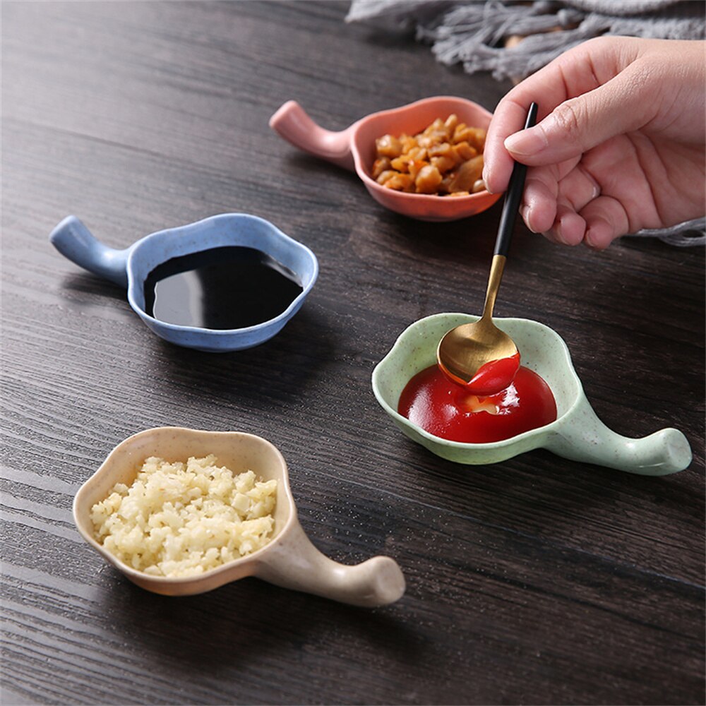 Soucoupe multifonction pour assaisonnement, Sauce alimentaire, accessoires de cuisine, support de baguettes, repos des aliments, plat à tremper, petite assiette à collation