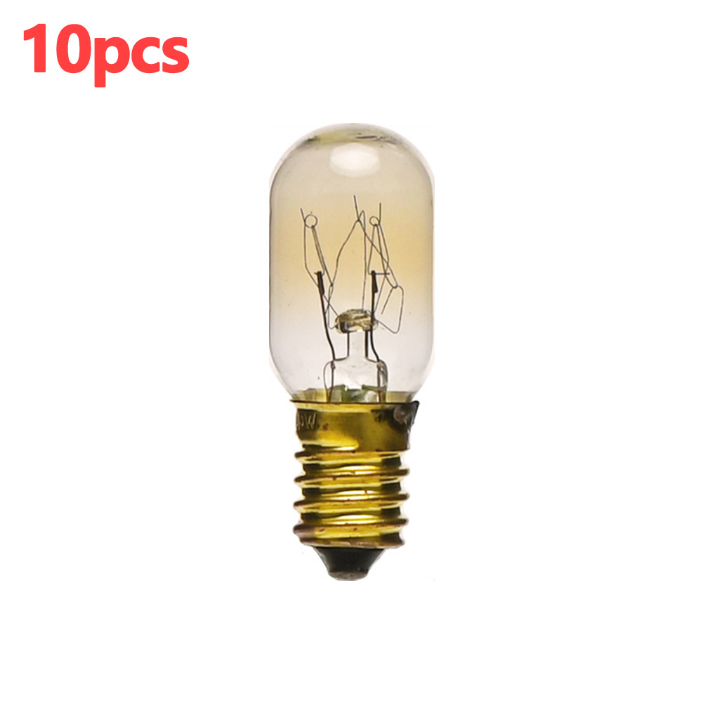 1/4/10pcs Salt Lamp Bulb 15w E14LED Bulb Fridge Light High Temperature Bulb Oven 220V-240V Equaivalent for home Refrigerator