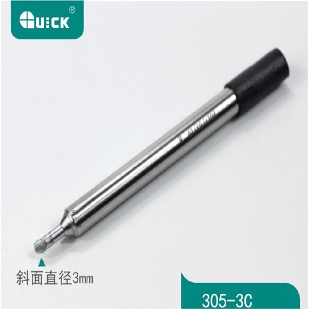 Original Product QUICK303D Lead-Free Soldering Station Soldering Tips 305-K, 305-SK, 305-2C, 305-3C, 305-I, 305-J, 305-2.4D, Tip: green