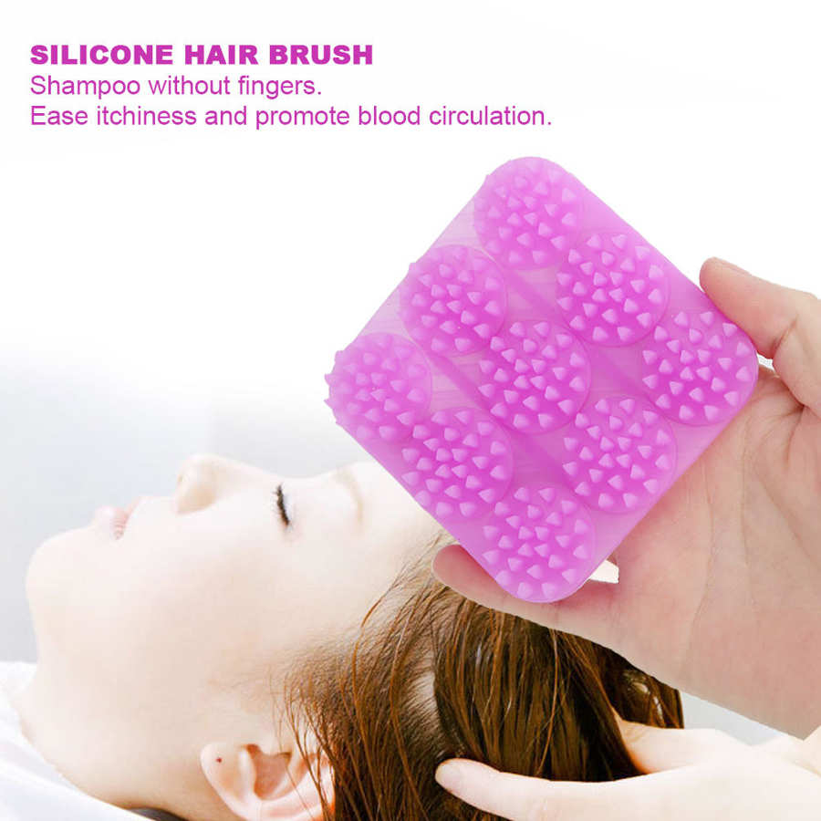 Siliconen Shampoo Borstel Haar Scalp Massager Head Scrubber Zachte Hoofd Massager Voor Haarverzorging