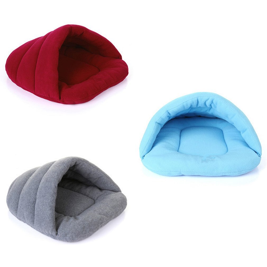Leuke Super Zacht Bed Wasbare Zachte Pluche Hond En Kat Kennel Diepe Slaap Huis Fluwelen Matten Sofa Voor Hond En kat Mand Huisdier Bed