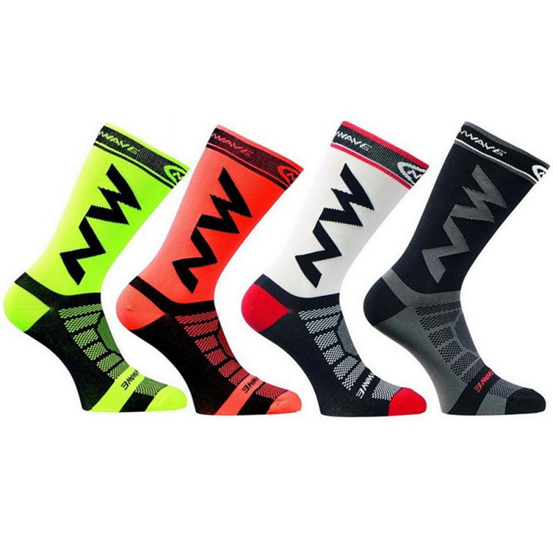 Calcetines de Ciclismo de para hombre y mujer, medias transpirables para ciclismo de montaña o de carretera, para deportes al aire libre,