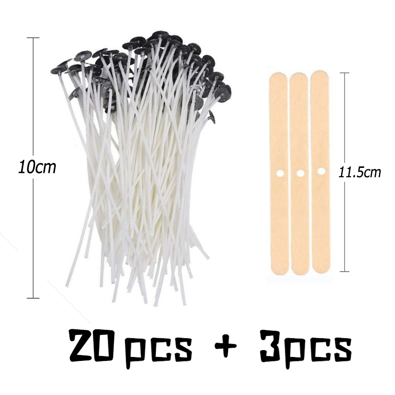 Material de mecha de algodón tejido de 61 M, , accesorios para hacer velas hechos a mano, herramienta de producción de velas DIY sin humo para el hogar