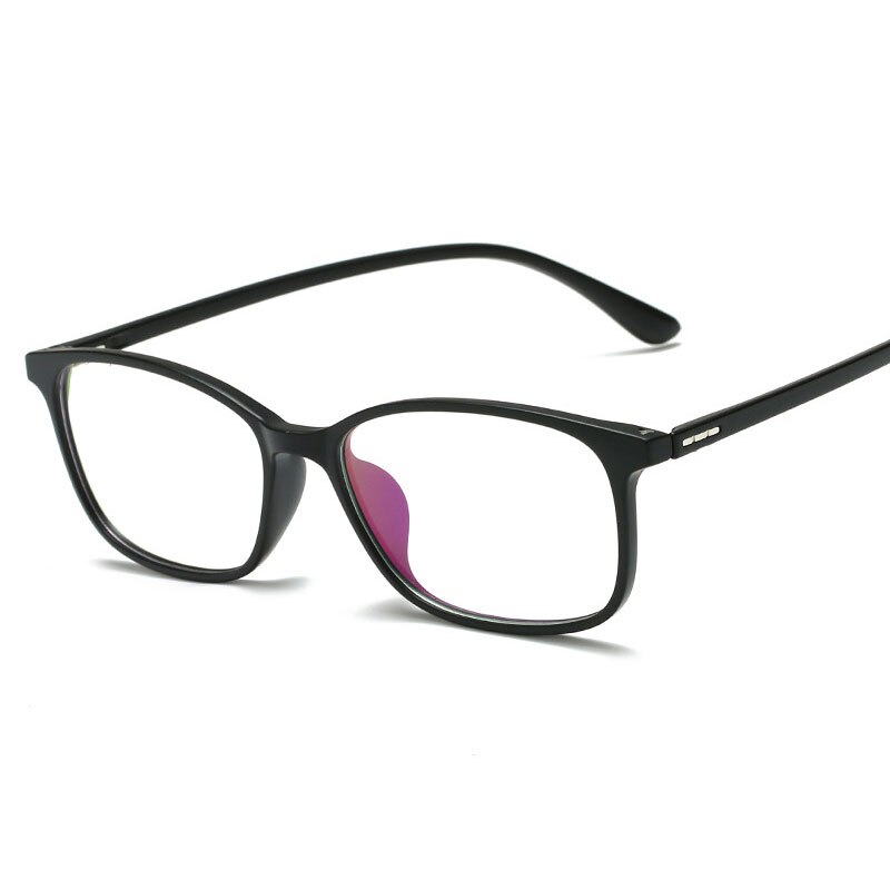 Optical Eyeglasses Frame for man or Women Eyewear Prescription Glasses Rx TR90 Frame Spectacles Full Rim Anti-Blue ray 11679: matt black