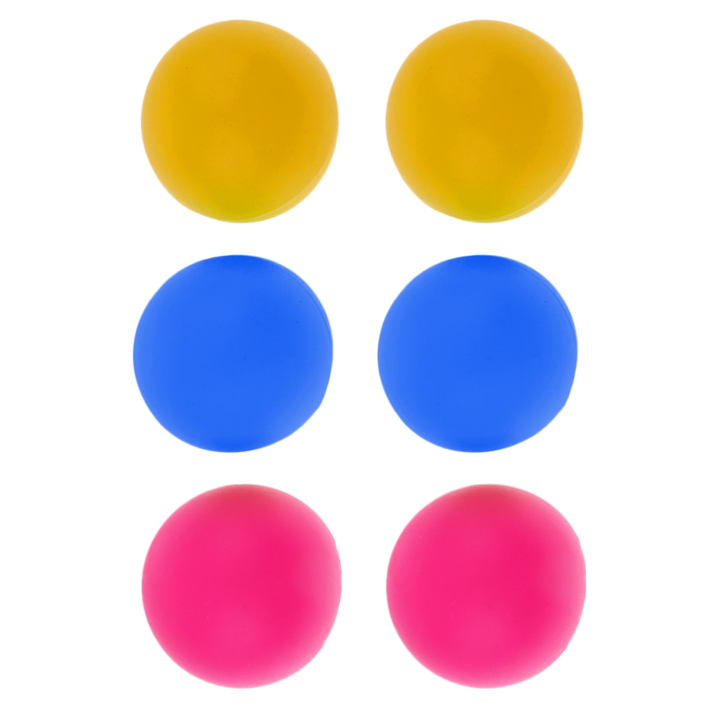 Pelotas de tenis de plástico para playa pelotas de tenis de plástico de varios colores de gato de 6 uds, para práctica de Ping Pong y cerveza