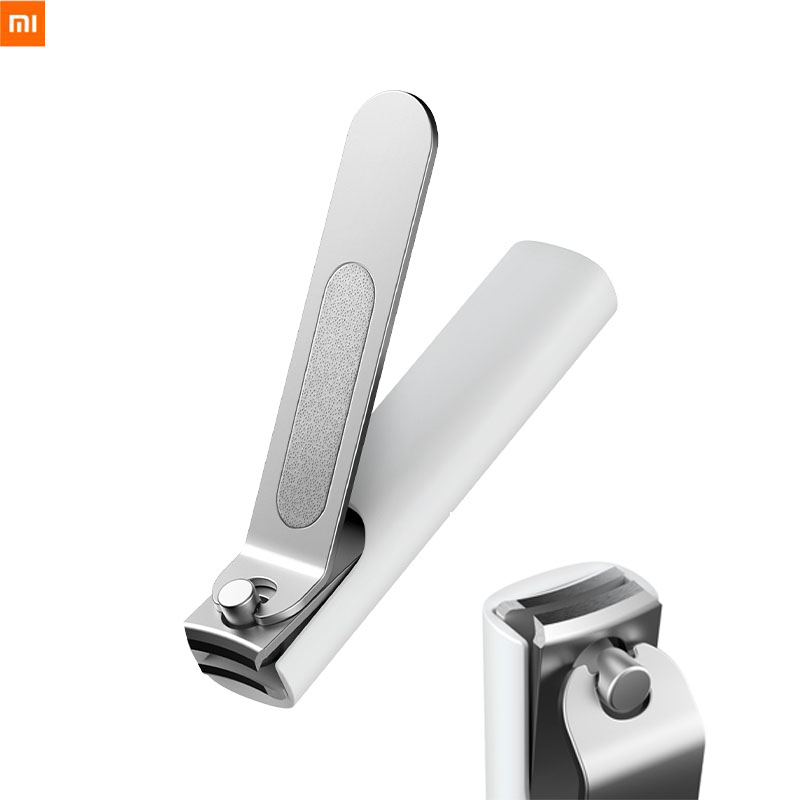 Tagliaunghie Xiaomi Mijia in acciaio inossidabile con copertura antispruzzo Trimmer Pedicure tagliaunghie lima professionale per unghie Cli