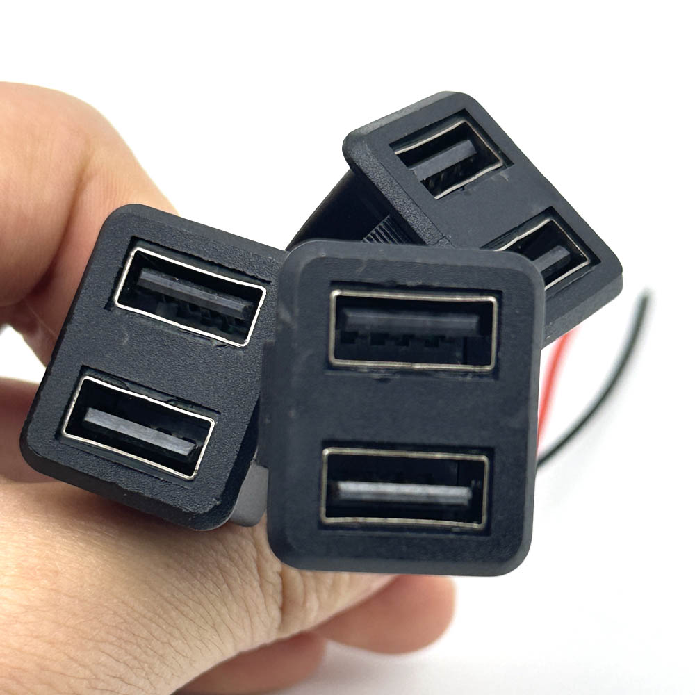 1/3pcs Double Layer Usb Female Base 3A 100V Type-C... – Grandado