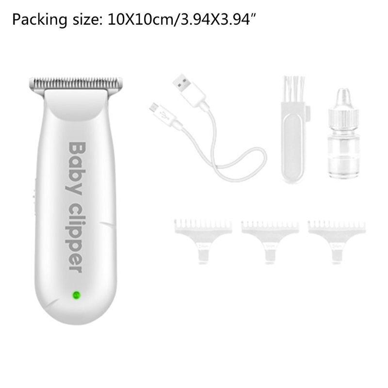 mini elektryczna maszynka robić włosów dla dzieci USB akumulatorowa maszynka robić strzyżenia włosów dla niemowląt cicha maszynka robić golenia dla dzieci