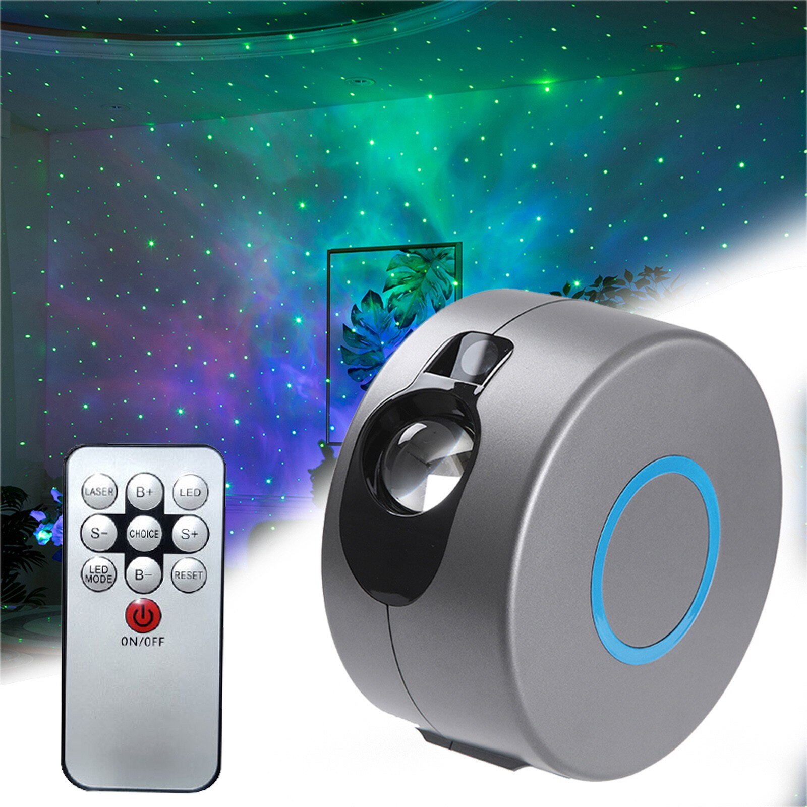 Star Projector 8 Modes Galaxy Projector W/LED Nebu... – Grandado