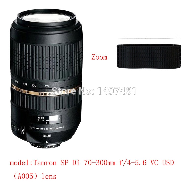 Lens Zoom focus Rubber Ring/Rubber Grip Reparatie Vervangsmiddel Tamron SP Di 70-300mm f/4-5.6 VC USD A005 lens