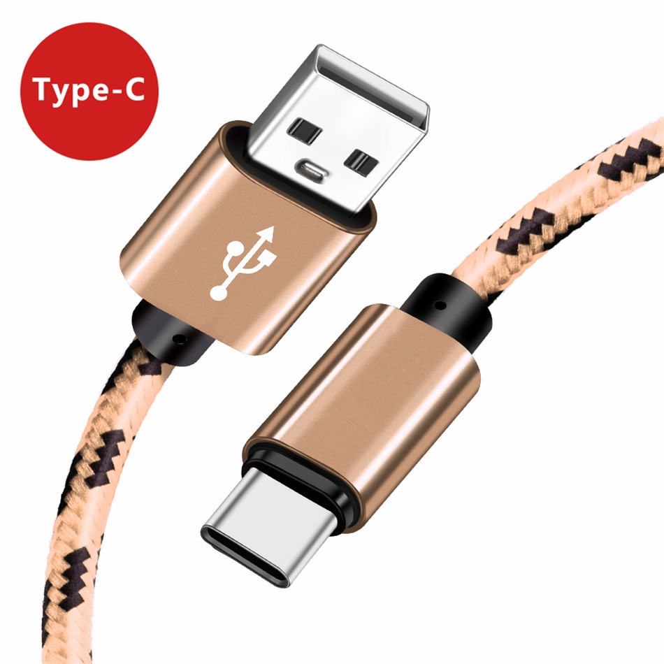 Für Samsung Galaxy Tab S5e Tab EINE 10,5 S10 A51 Hinweis 10 OnePlus 7 Ehre 20 9 2,1 EINE Schnelle ladegerät 3M Nylon Cord USB Typ C Daten Kabel