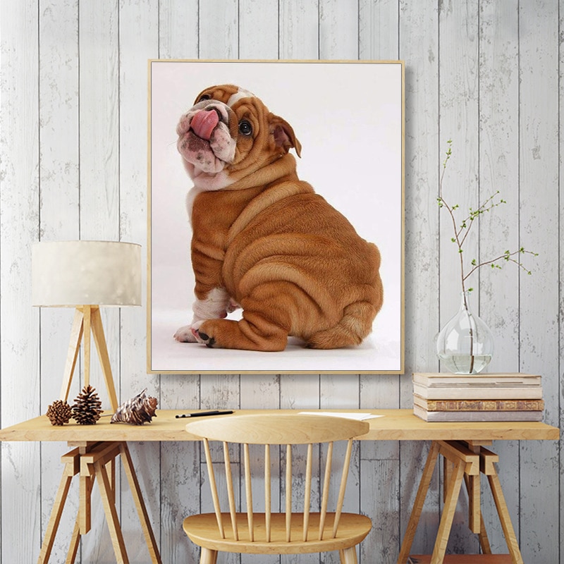paint by number art painting by numbers Bernese Mountain Dog Shar Pei