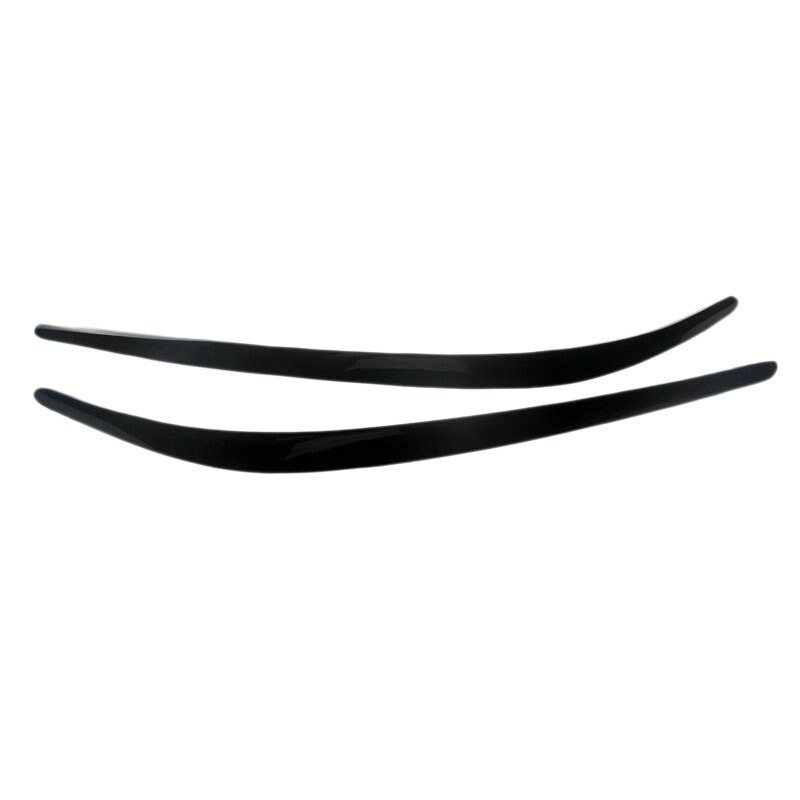 for Alfa Romeo Stelvio Glossy Black Headlights Eyebrow Lamp Eyelid Cover Sticker Trim Refitting