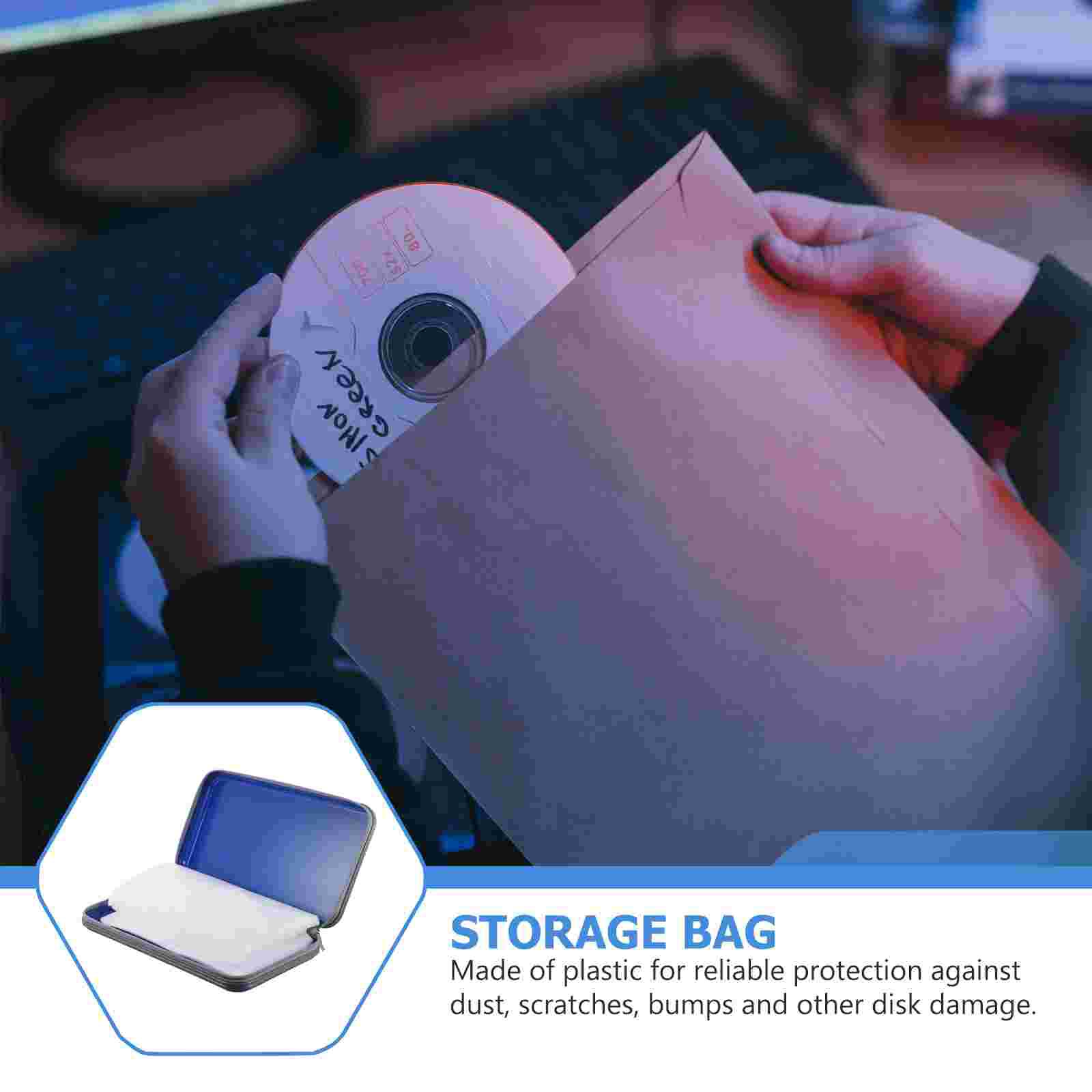 Case 80 Slots Booklet Binder Holder Storage Case Organizer