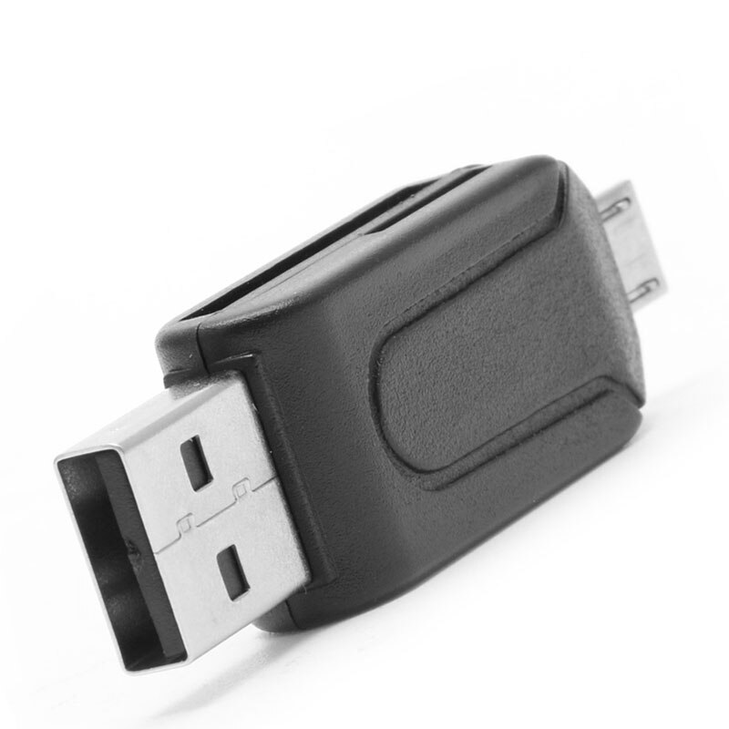 Lettore di schede di memoria SD 2-in-1 micro USB 2.0 OTG SDXC TF per PC Smartphone androide