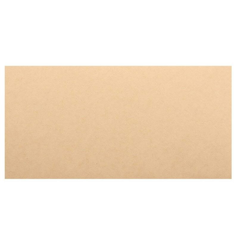 Enveloppes en papier Kraft de 50pcs pour annonce de mariage 110x220mm