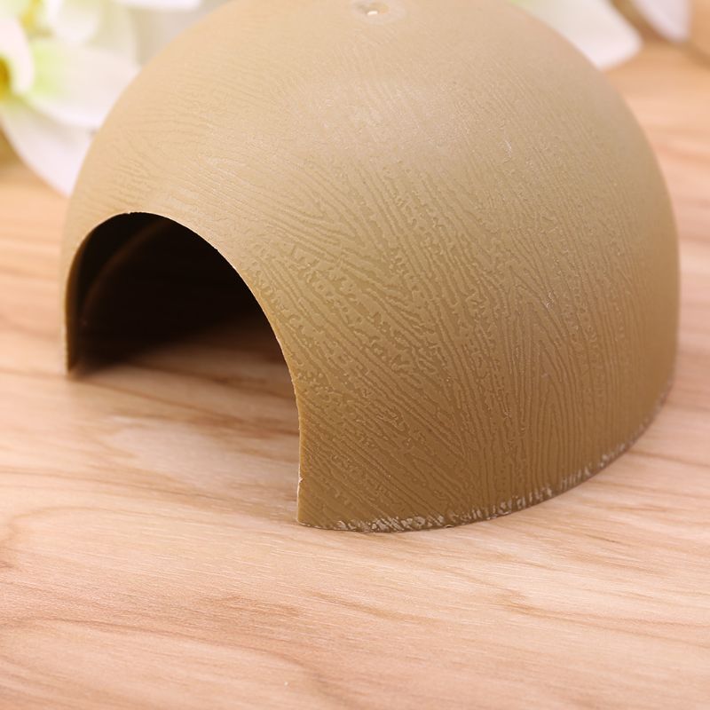 Reptile Box Hiding Case Hole Lizard Spider Turtle Snake Hideout Supplies