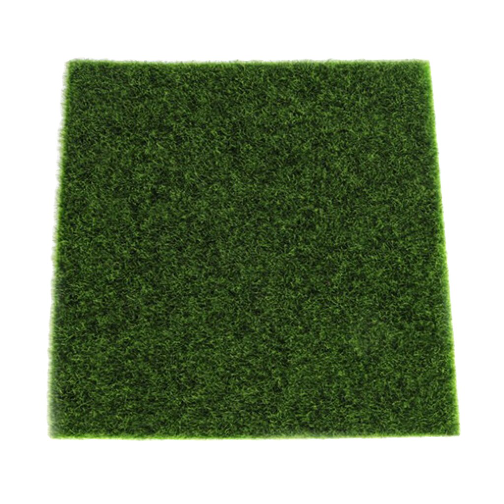 Plastic Simulation Mini Plant Miniature Lawn Fairy Garden DIY Decor Accessories