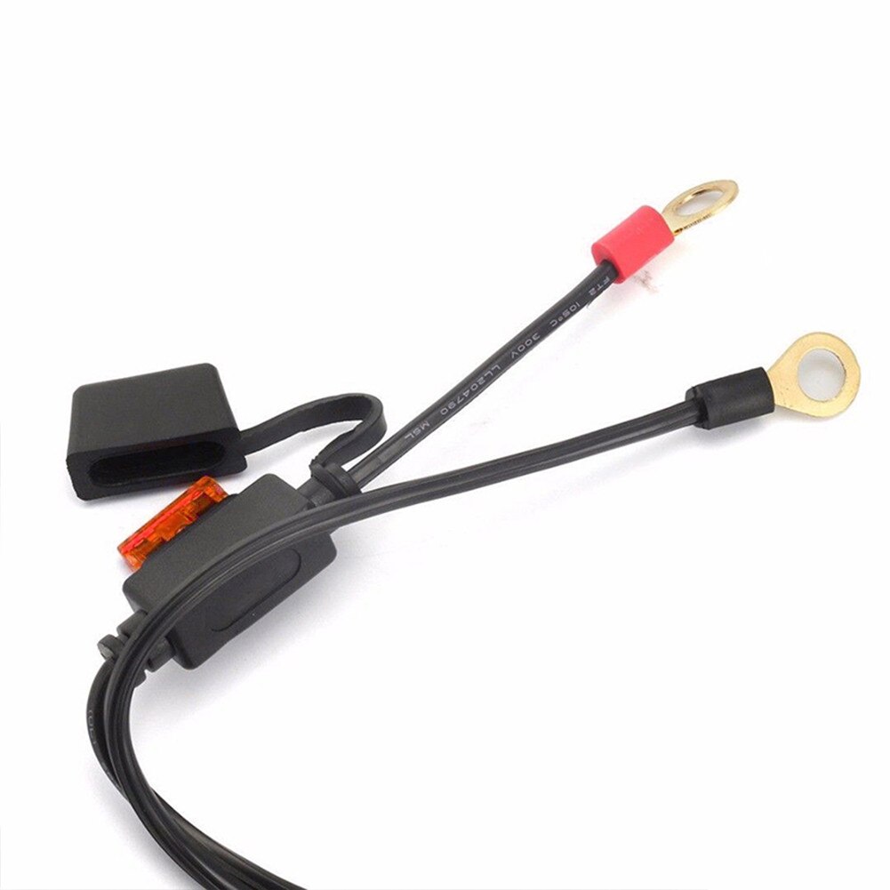 Snowmobiles-Cable para cargador de batería, Terminal de anillo de conexión rápida, cargador fundido, 12V, útil,