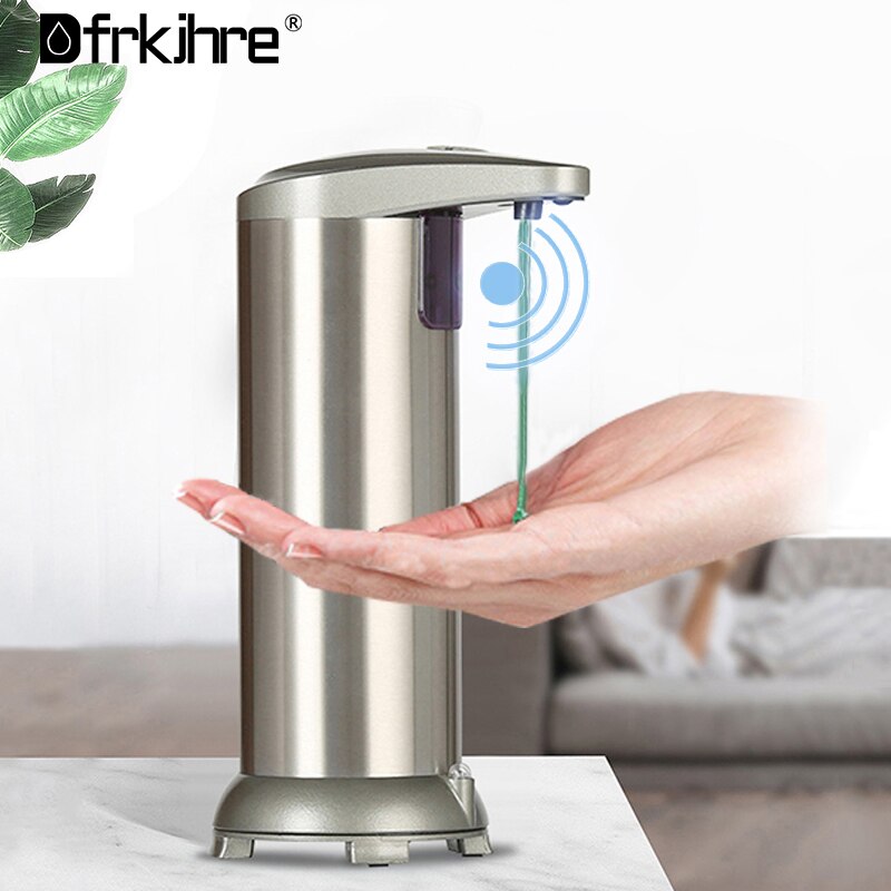 Smart Sensor Liquid Soap Dispenser Stainless Steel Automatic Liquid Soap Dispenser Induction Dispenser Home Kitchen Bathroom