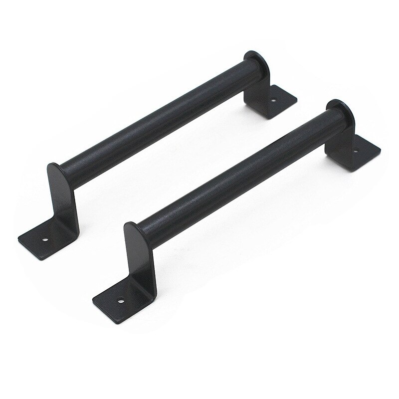 2 Stuks Black Carbon Stalen Schuifdeuren Schuur Deur Pull Handvat Voor Schuifdeuren Schuur Deur Tuinhekken Garages Hardware Kit