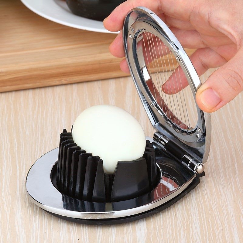 Multifunction Food Grade Stainless Steel Egg Slicer Cutting Egg Wedges Fruits Slicing Strawberry Cheese Kitchen Tool Classifier
