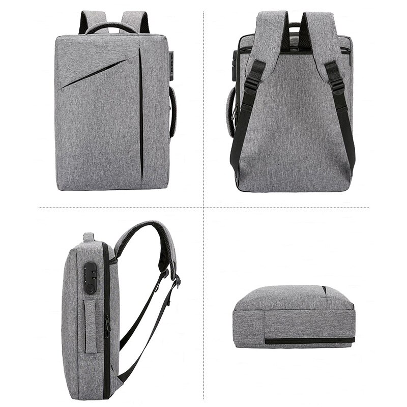 Dxyizu Rugzakken Voor Mannen Grote Capaciteit Terug Tas Voor Man Mode Business Travelling Mannelijke Laptop Rugzak 15.6 Inch