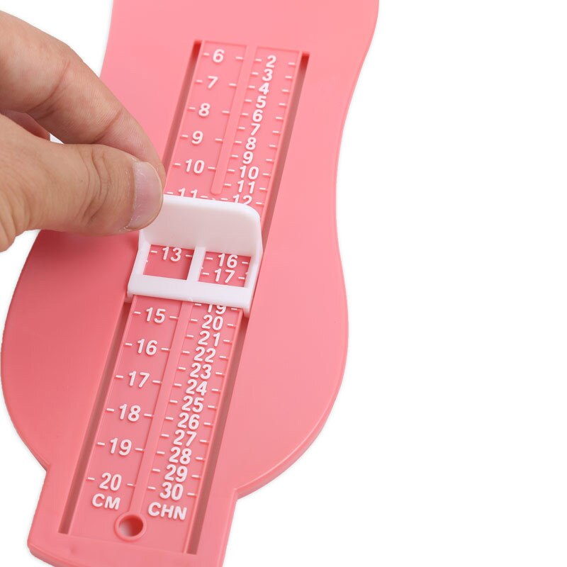 Medidor de medida del pie para niños, regla de medida del tamaño de los zapatos, herramienta, dispositivo de medición de la longitud de los zapatos de bebé, accesorios