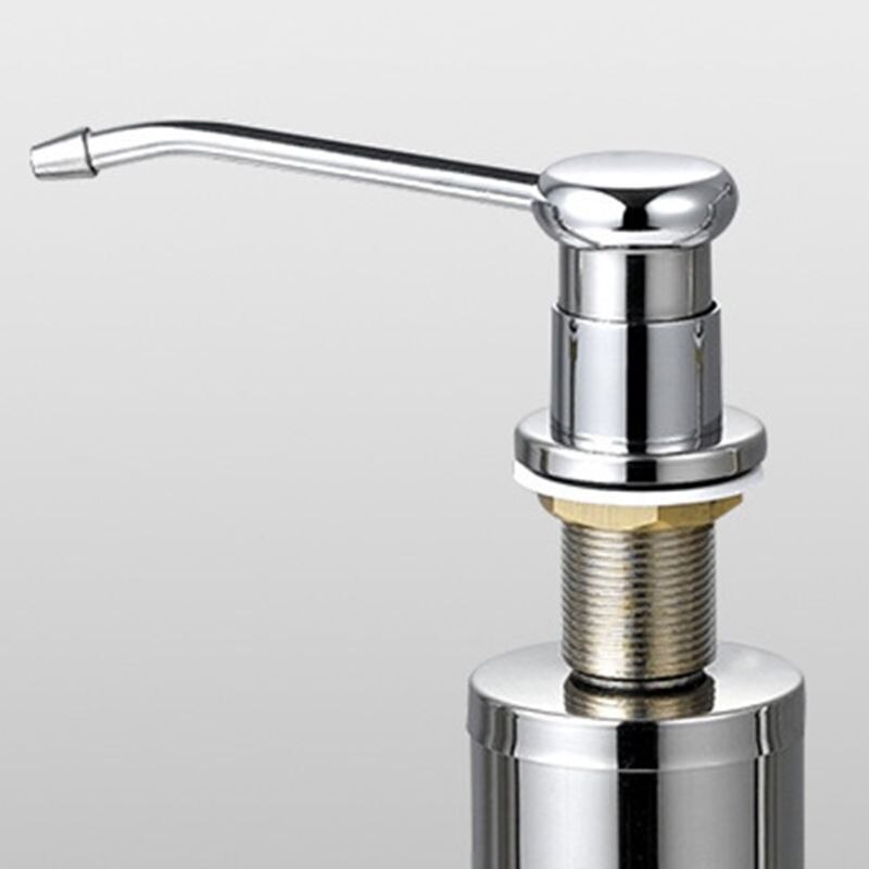 Innebygd vask såpedispenser for kjøkkenvask rustfritt lotion dispenser