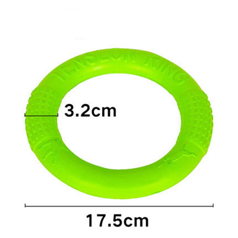 Dogs Toys Pet Rally Ring Molar Teeth Cleaning Toy Large Dog Side Shepherd Labrador Interactive Training Toys Dog Accessories: green
