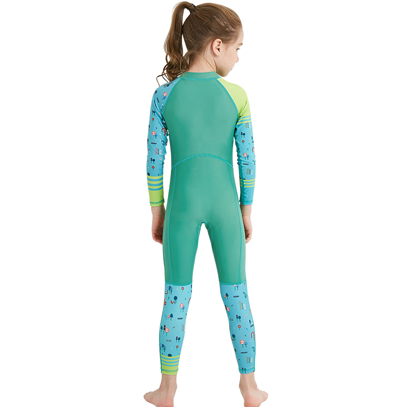 Wetsuit Kids Swimwear Elastic Diving Suit Long Sleeves Boys Girls Surfing Diving Suit Jumpsuit Wetsuit Kids Quick-drying