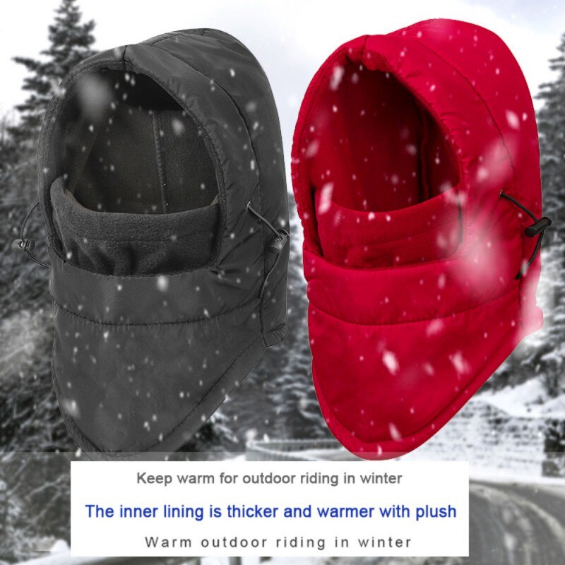 Warme Kap Masker Hoed Hals Helm Mutsen Mannen Vrouwen Oefening Fiets Thermische Fleece Bivakmuts Hoeden Mutsen //
