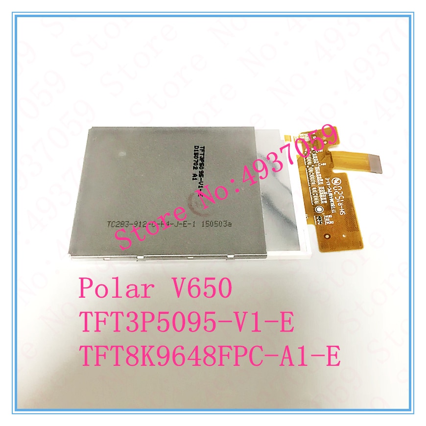 Tft3p5095-v1-e Original para ordenador de bicicleta, GPS Polar V650, panel de pantalla LCD, tft8k9648fpc-a1-e,