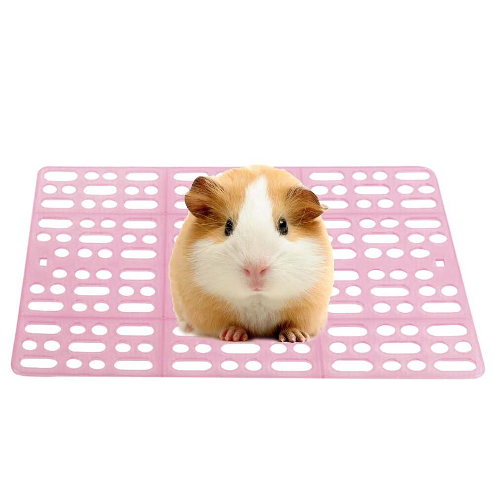 Kunststof roosters huisdier voetmat konijn cavia kat muis placemat kussen