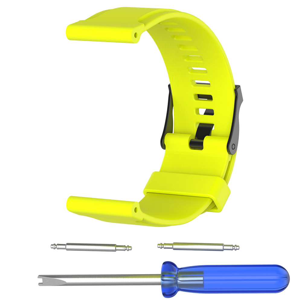Correa de reloj para Suunto Traverse, correa de repuesto para exteriores, pulsera deportiva para Suunto Traverse, accesorios de reloj inteligente: Lime