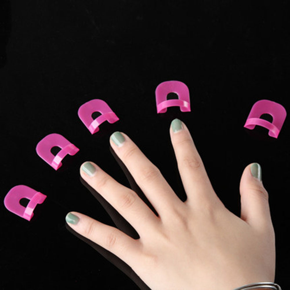 26 stk negleforlængerstencil negleformbeskytter dæksel spildsikkert fransk manicure neglelak skabeloner nail art værktøjer 10 størrelser